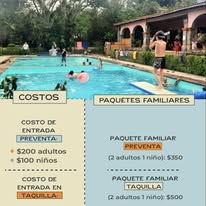 Pieza de paquetes familiares de un evento