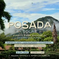 Cartel de evento Posada SOLAR